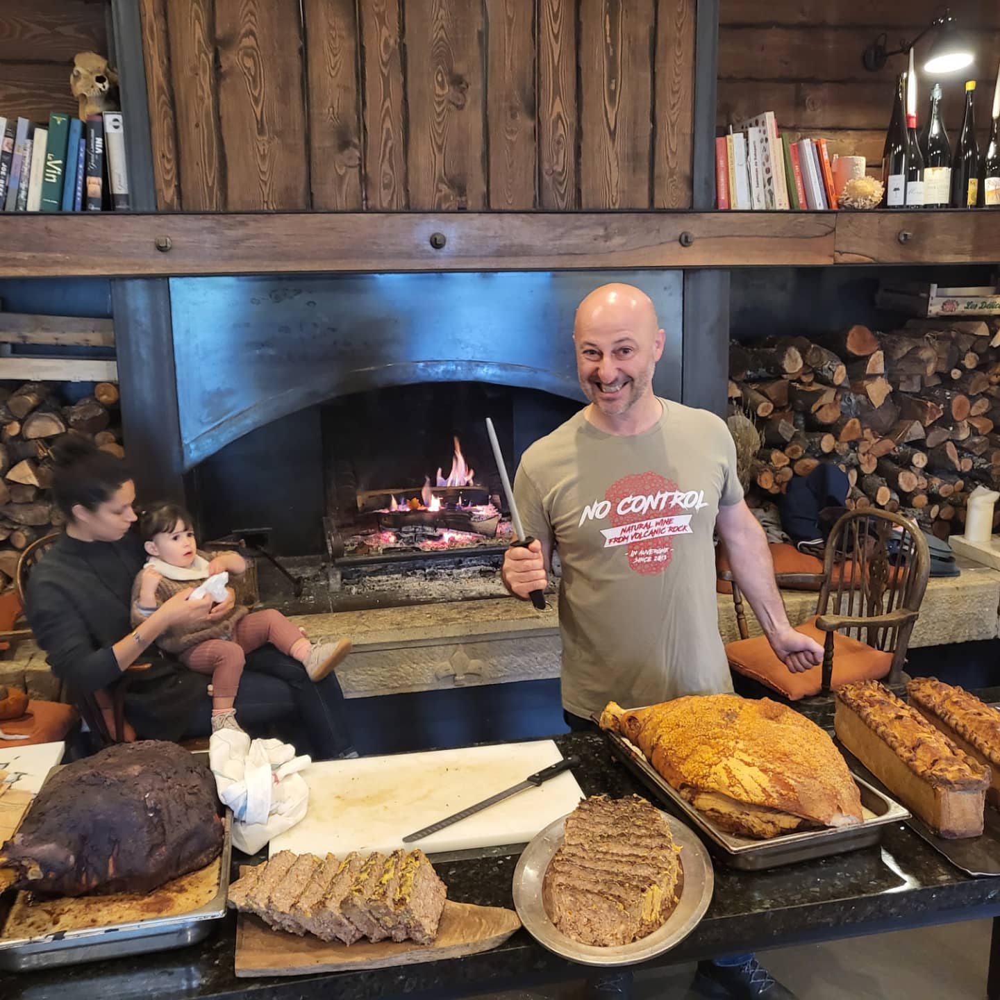 Le feu, l'hiver — La Cave du Fromager, Vieux-Nice